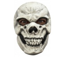 Latex Masker: Skull White